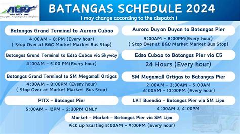 ALPS Manila to Batangas Bus: Fare, Schedule, .